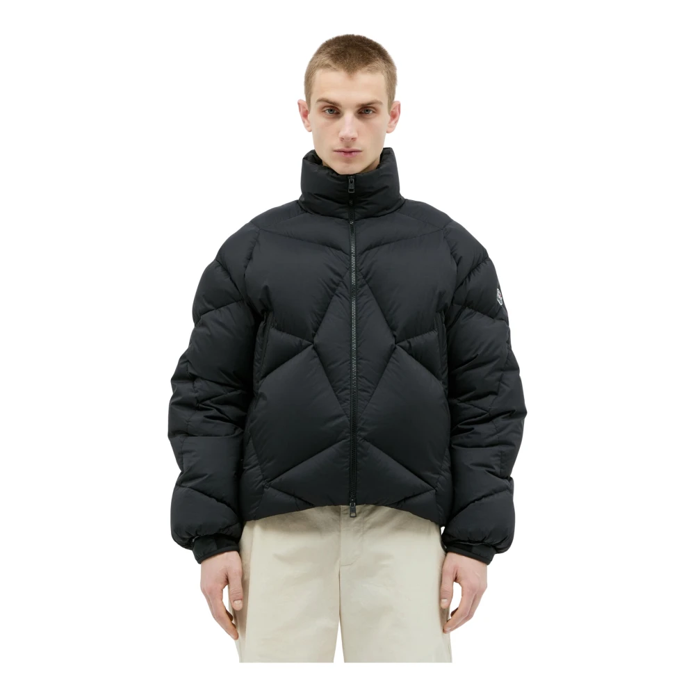 Moncler Grafisch Gewatteerd Donsjack Black Heren