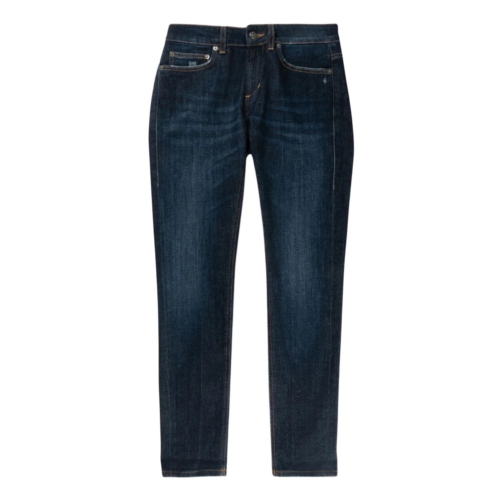 Dondup Moderne Skinny Jeans met Figuurvolgende Pasvorm Blue Heren