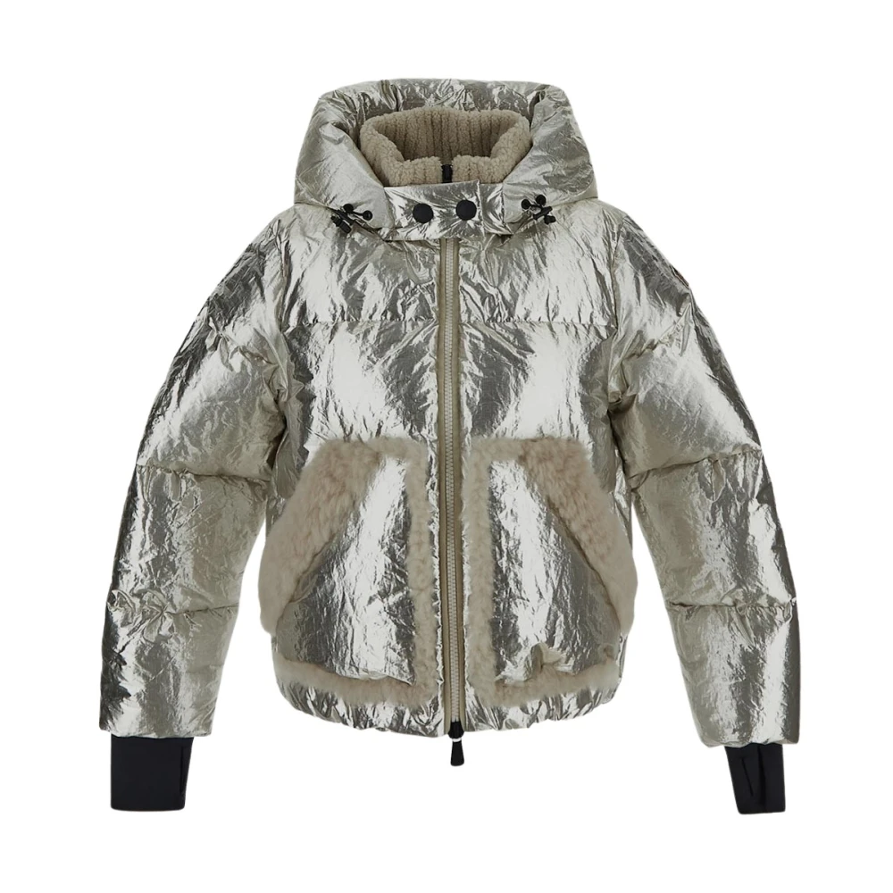 Moncler Nylon Trevelin Jas Gray Dames