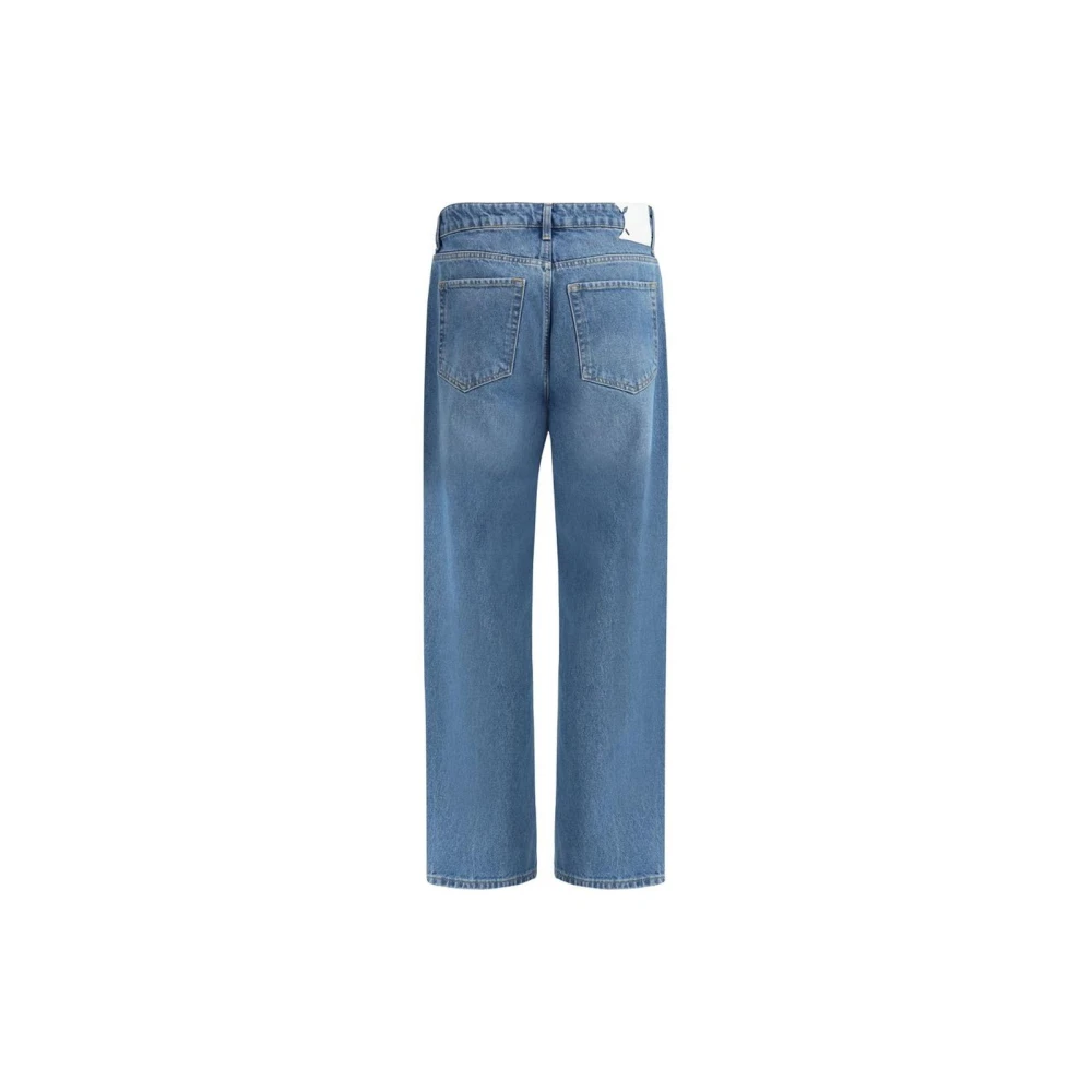 Daily Paper Lichtblauwe Wide Leg Jeans Blue Heren