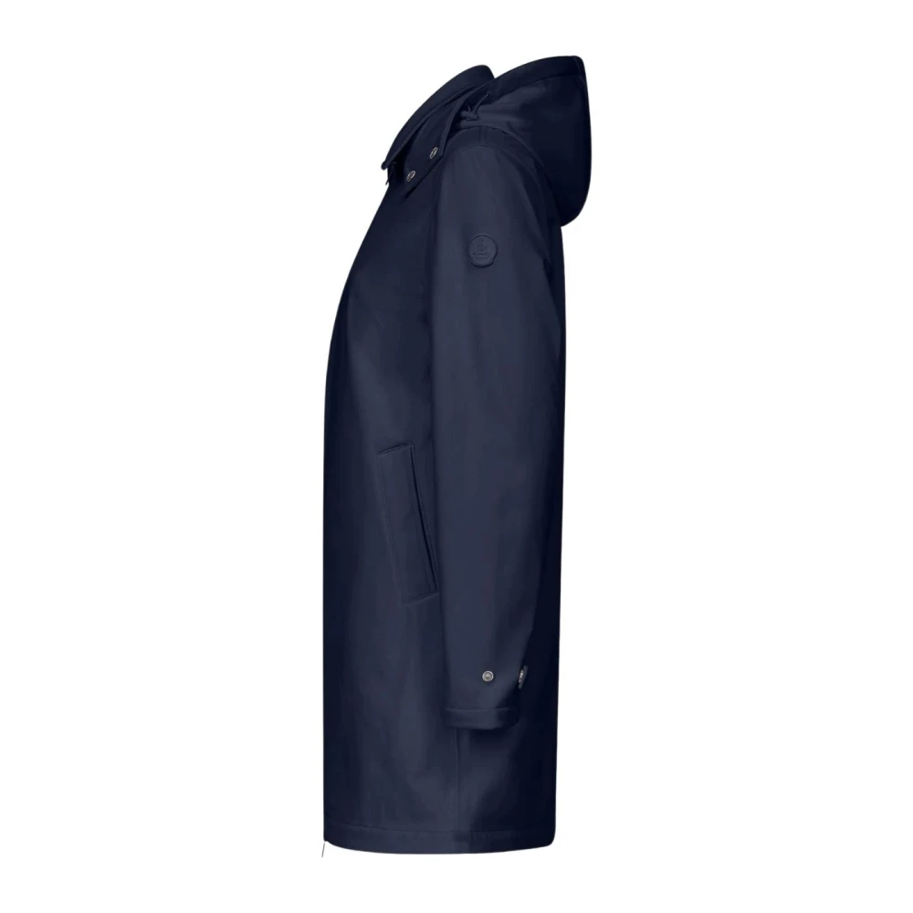 Jott Waterdichte Parka met Afneembare Capuchon Blue Dames