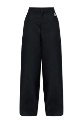 Wool Gabardine Tailored Trousers