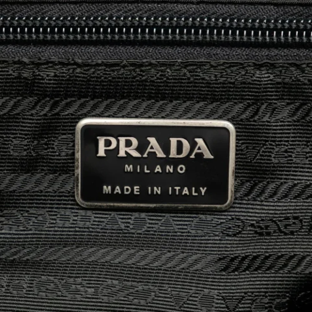 Prada Vintage Pre-owned Fabric prada-bags Black Dames
