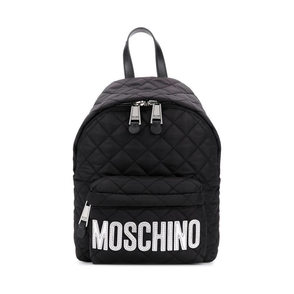 Moschino Stijlvolle Rugzak voor Dagelijks Gebruik Black Dames