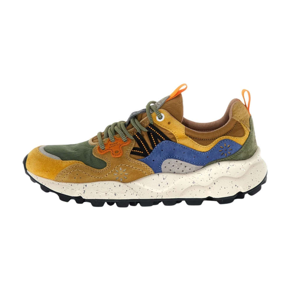 Flower Mountain Men's Multicolor Sneakers, 7 Uk, Yamano 3 Uni Trainers