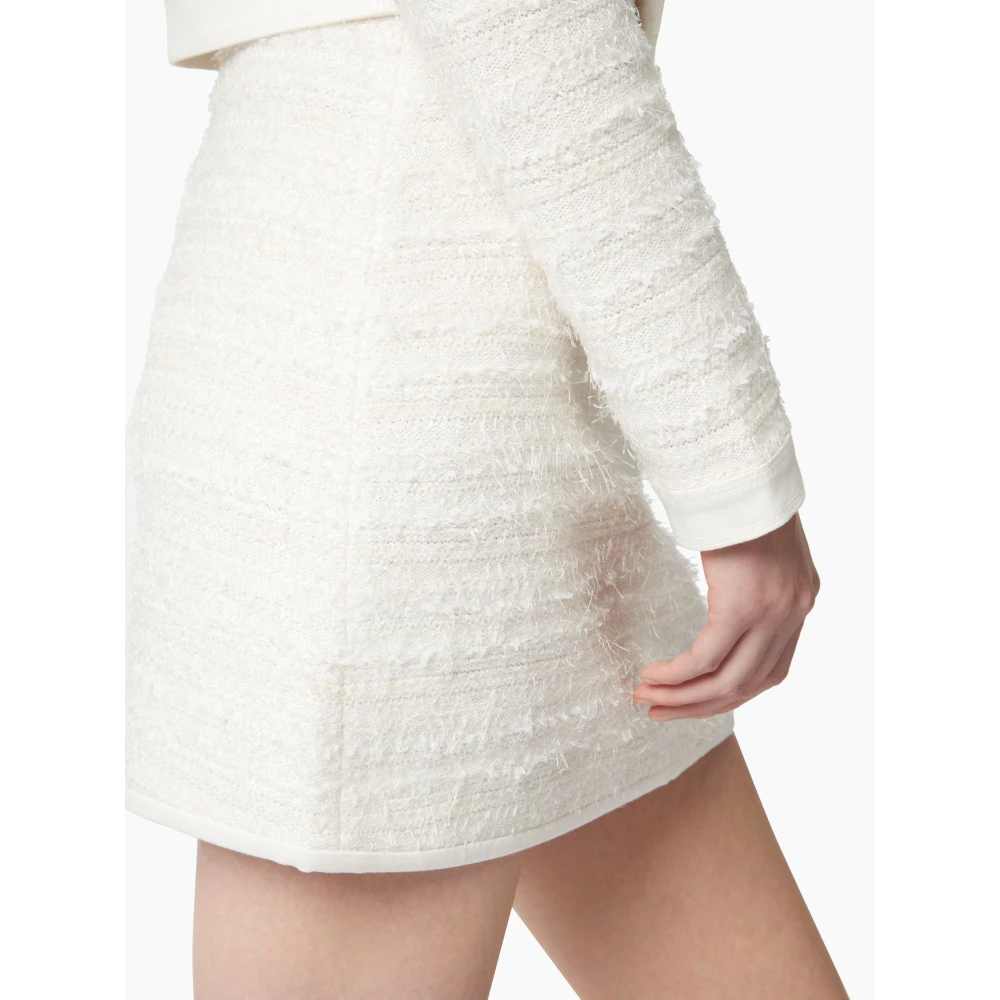 Nina Ricci Mini ROK IN Denim EN White Dames