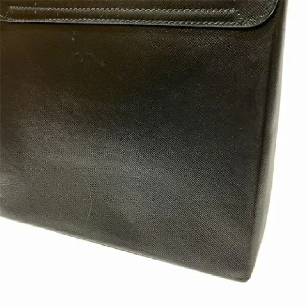 Salvatore Ferragamo Pre-owned Leather handbags Black Dames