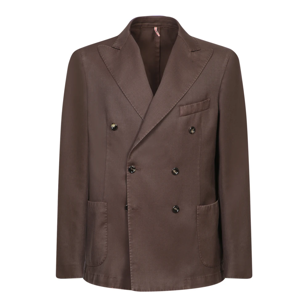 Dell'oglio Brun Blazer för Män Brown, Herr