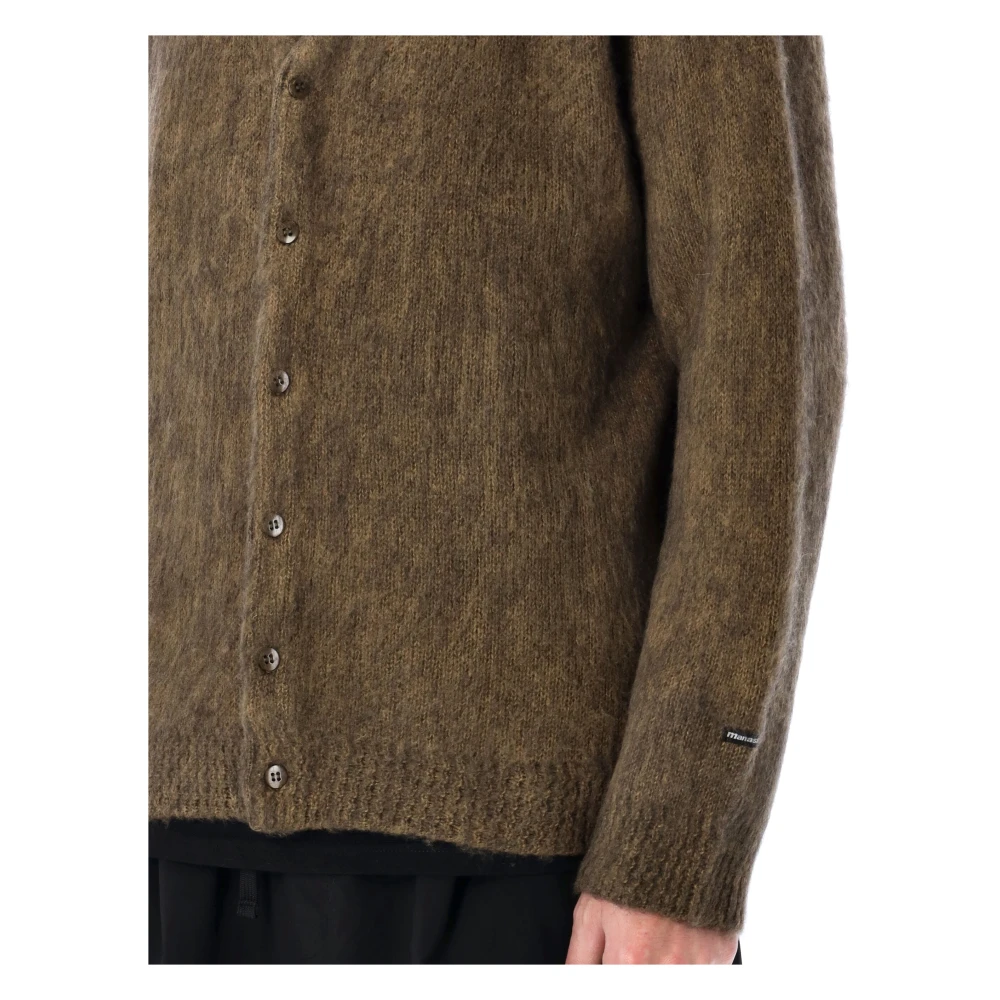 Manastash Mocha Gebreide kleding Aberdeen Cardigan Aw24 Green Heren
