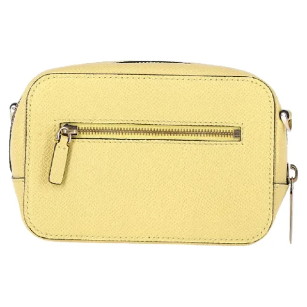 Valentino Vintage Pre-owned Leather pouches Yellow Dames