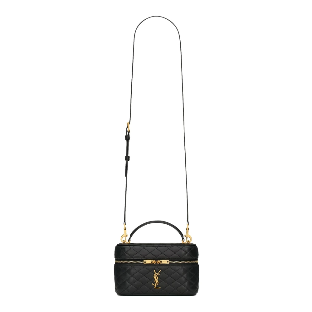 Saint Laurent Gaby Vanity Tas met YSL Logo Black Dames