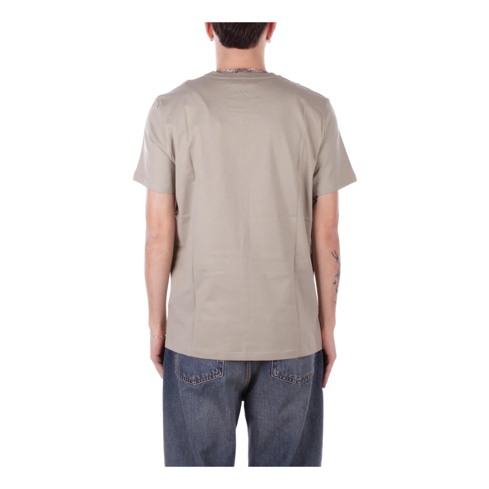 Dondup Logo Front T-shirts en Polo's Green Heren