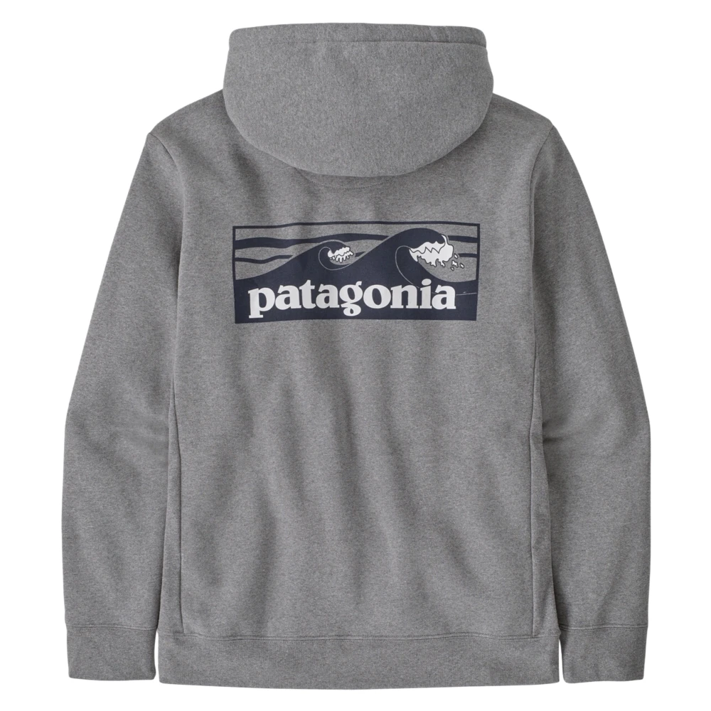 Patagonia Logo Uprisal Hoody Gravel Heather Gray Heren
