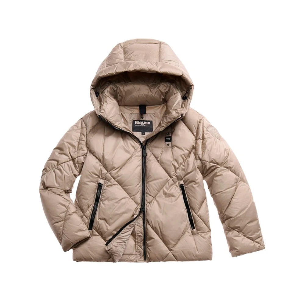 Blauer Vrouw Beige Jassen Dames, M, Lamartine Down Jacket