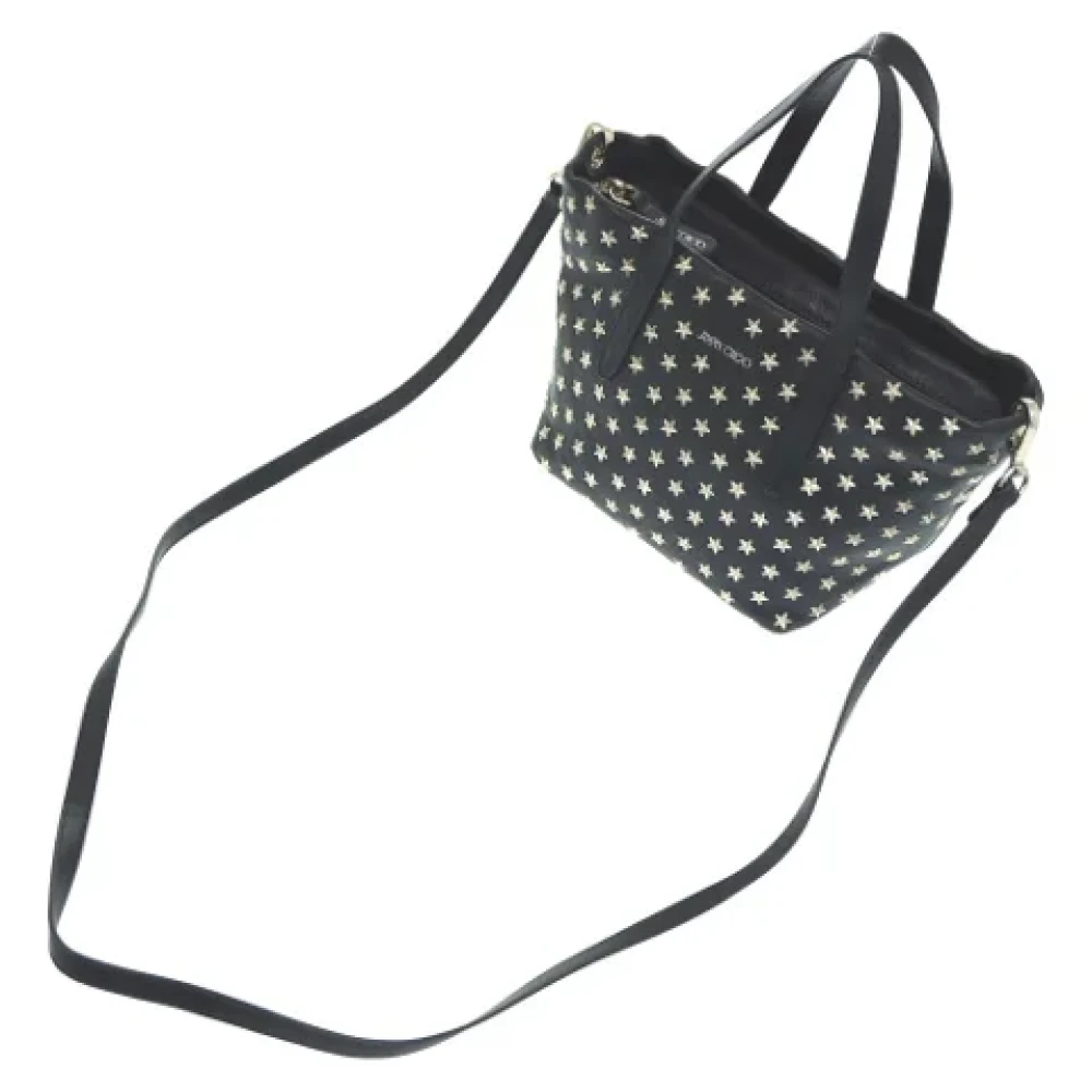 Jimmy Choo Pre-owned Leather shoulder-bags Black Dames