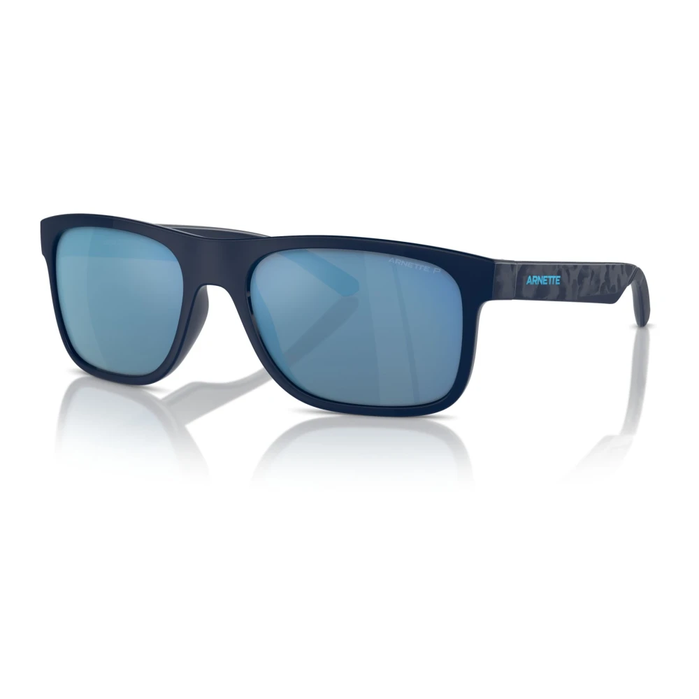 Arnette Men's Blue Sunglasses, 56 Mm, Matte Sunglasses With Mirror