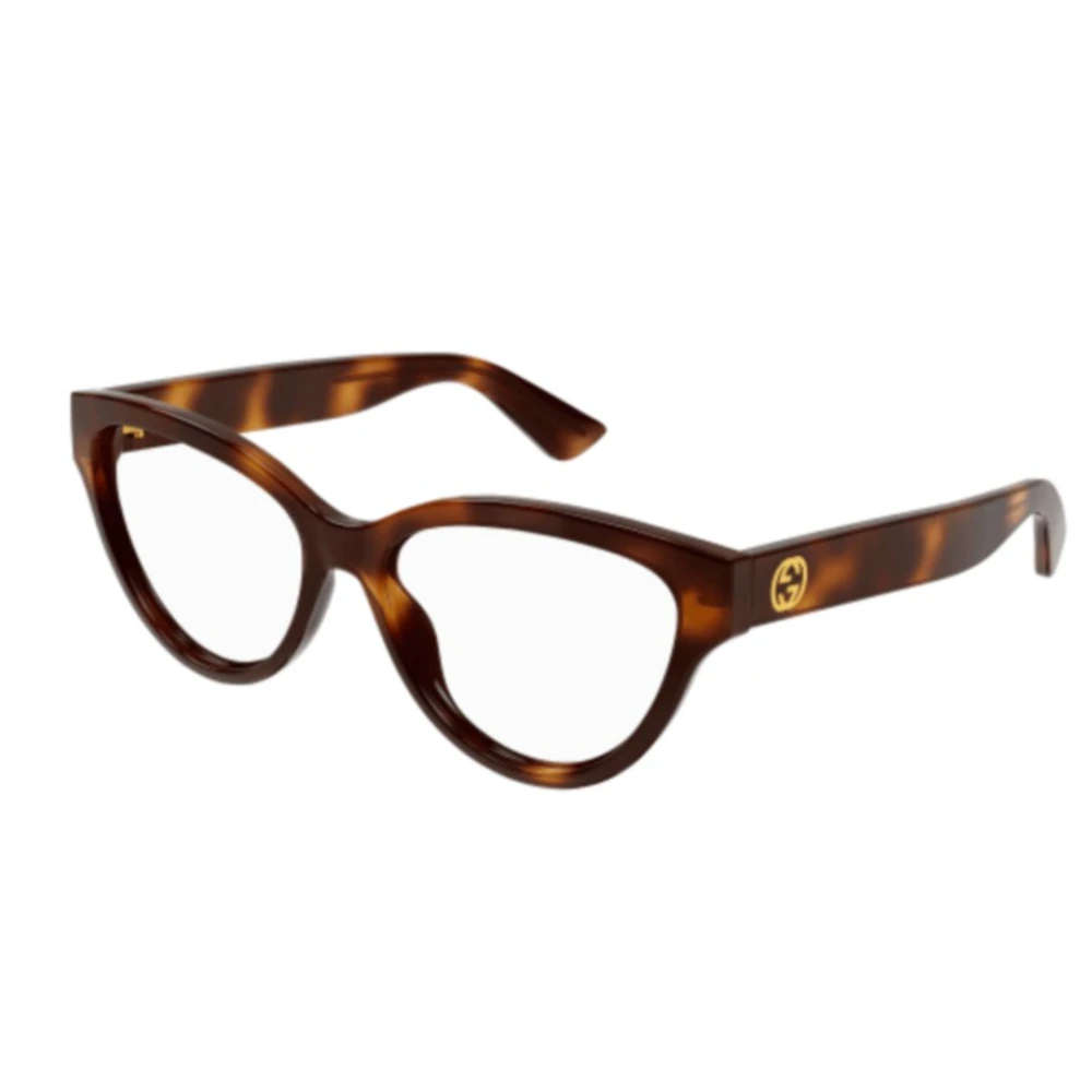 Gucci Unisex Brown Glasses, 55 Mm, Cat Eye Optical Frame