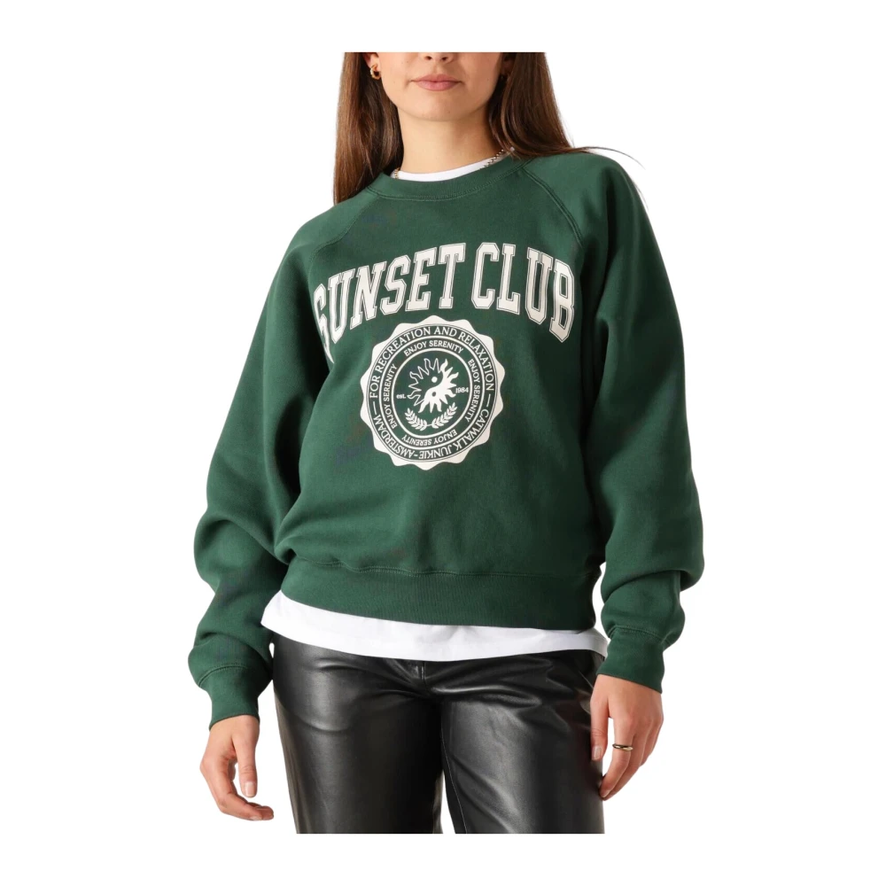 Catwalk Junkie Groene Grafische Trui Green Dames