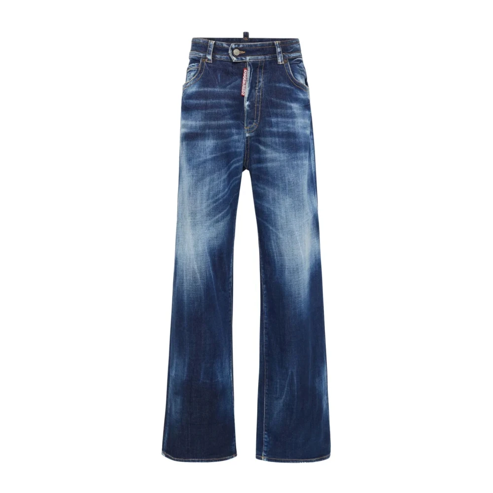 Dsquared2 Klassieke Denim Werkbroek Blue Dames