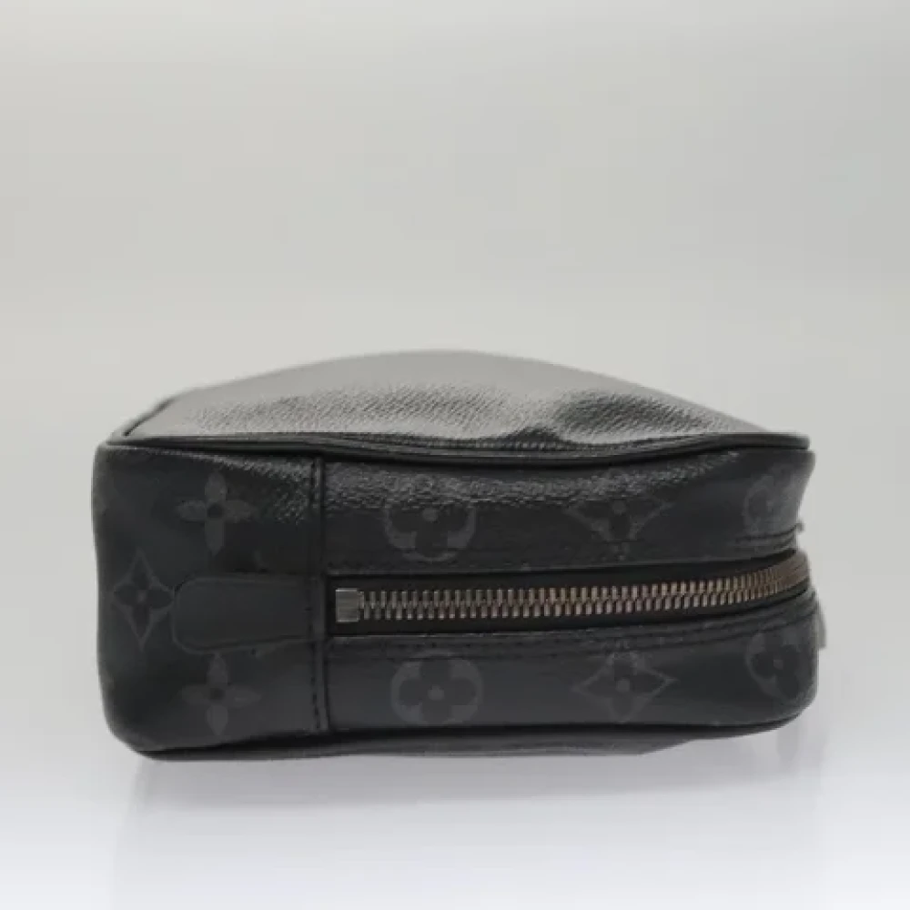 Louis Vuitton Vintage Pre-owned Canvas clutches Black Dames