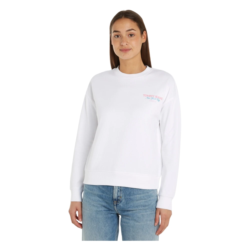 Tommy Jeans Sweatshirts White Dames
