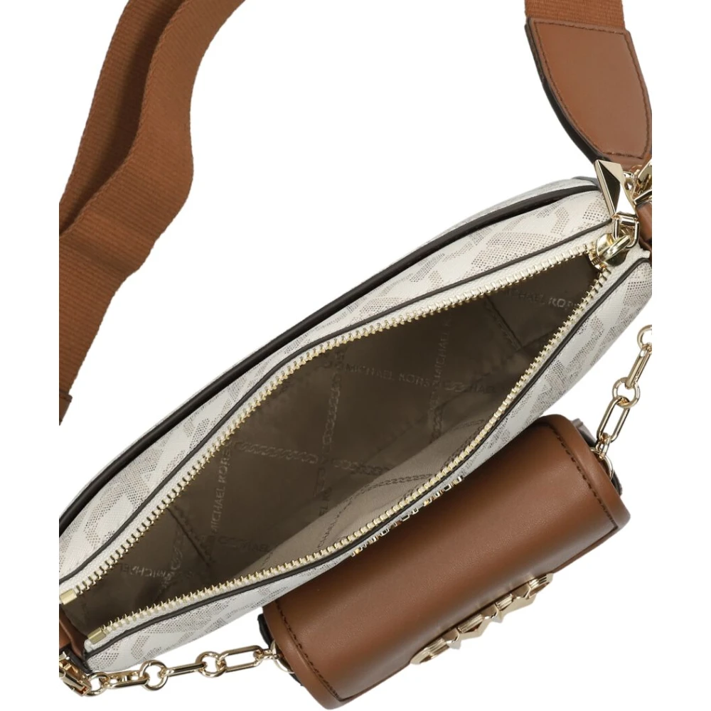 Michael Kors Beige Crossbody Schoudertas Stylish Beige Dames
