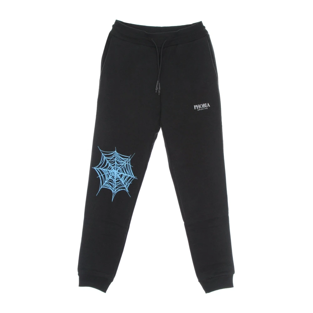 Phobia Archive Uomo Nero Pantaloni Da Tuta Leggeri