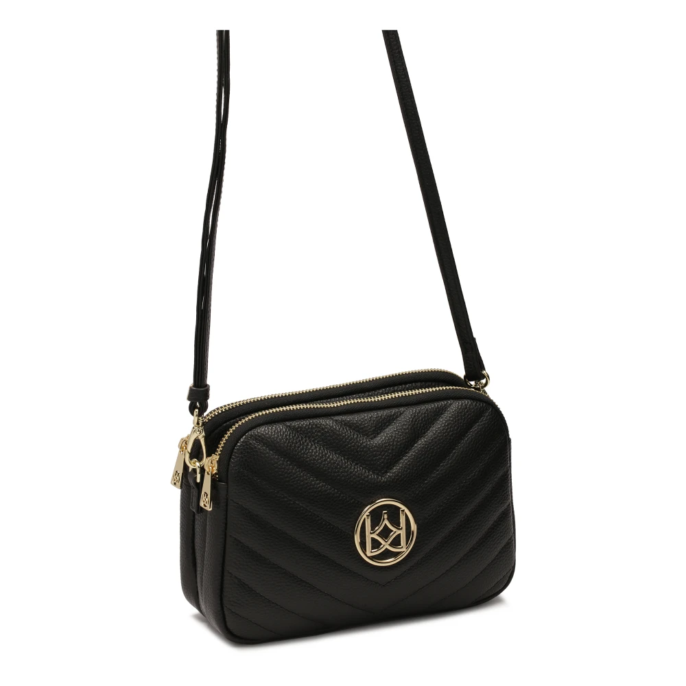 Kazar Zwarte universele riem handtas Black Dames