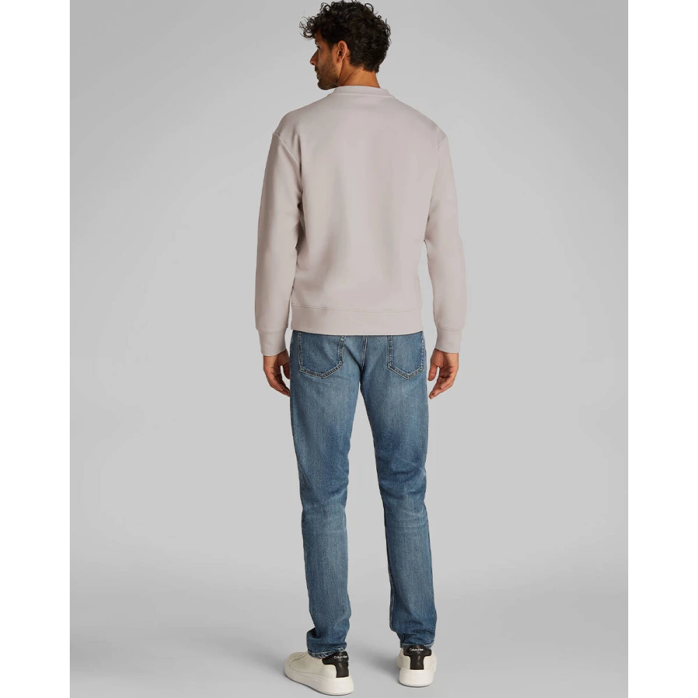 Calvin Klein Tech Interlock Sweatshirt Gray Heren