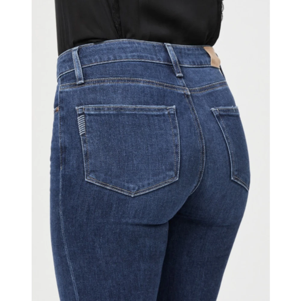 Paige Genevieve Vintage-geïnspireerde Flared Jeans Blue Dames