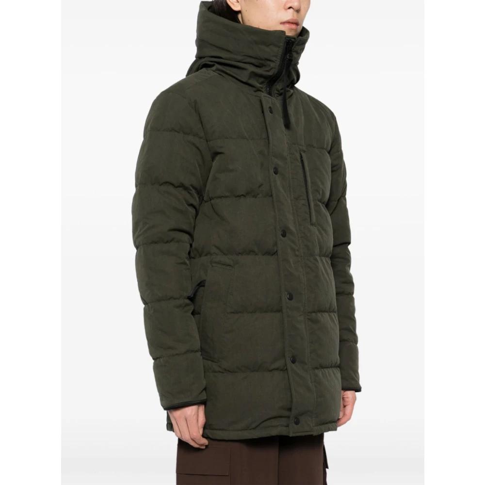 Canada Goose Groene Parka Jas met Capuchon Green Heren