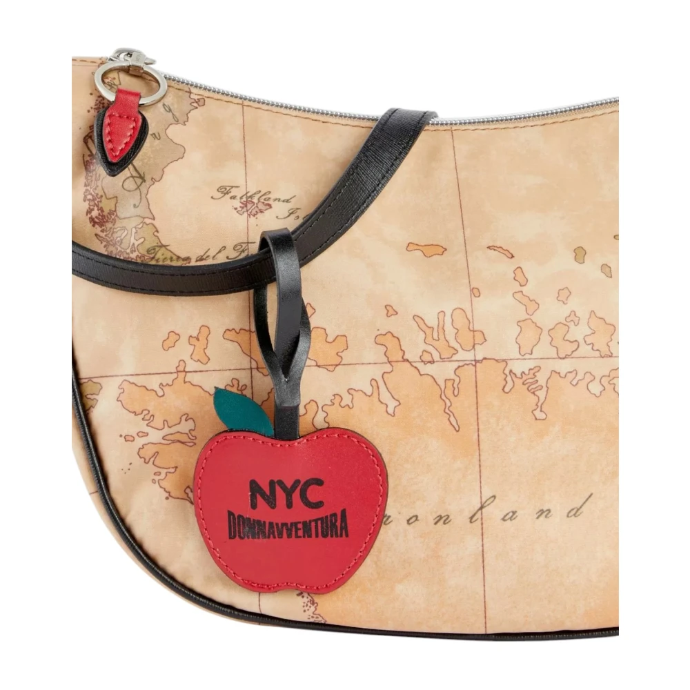 Alviero Martini 1a Classe Donnavventura Geo Classic Schoudertas Beige Dames