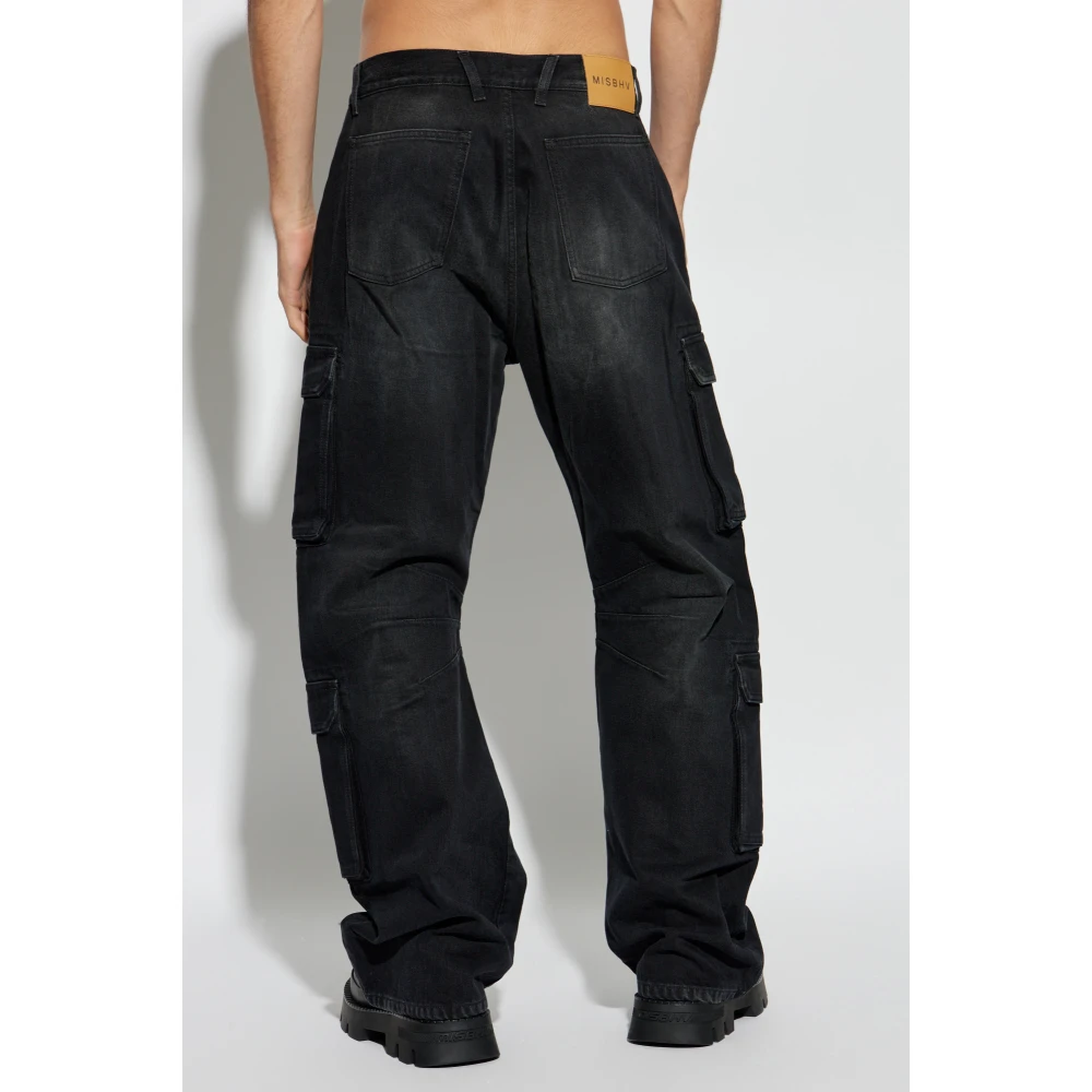 Misbhv Jeans met zakken Black Heren
