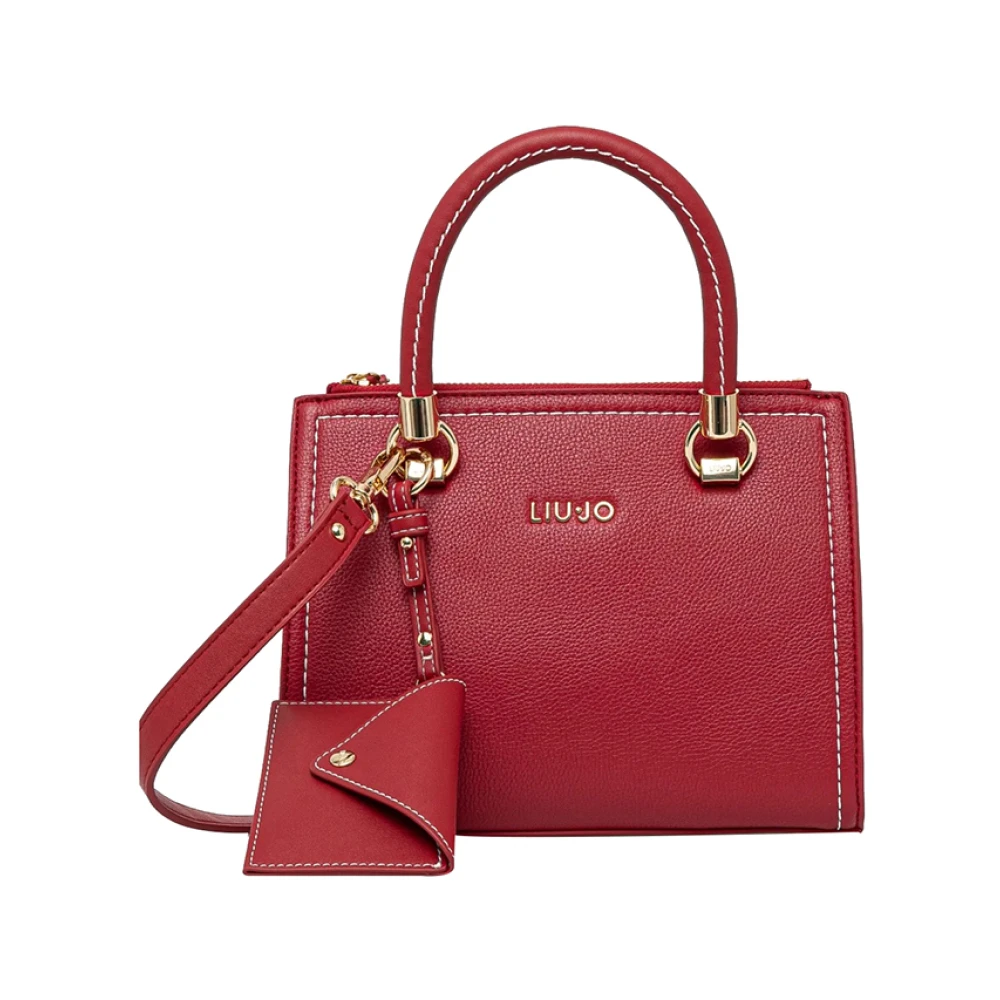 Liu Jo Rode Shopper Tas Elegant Veelzijdig Red Dames