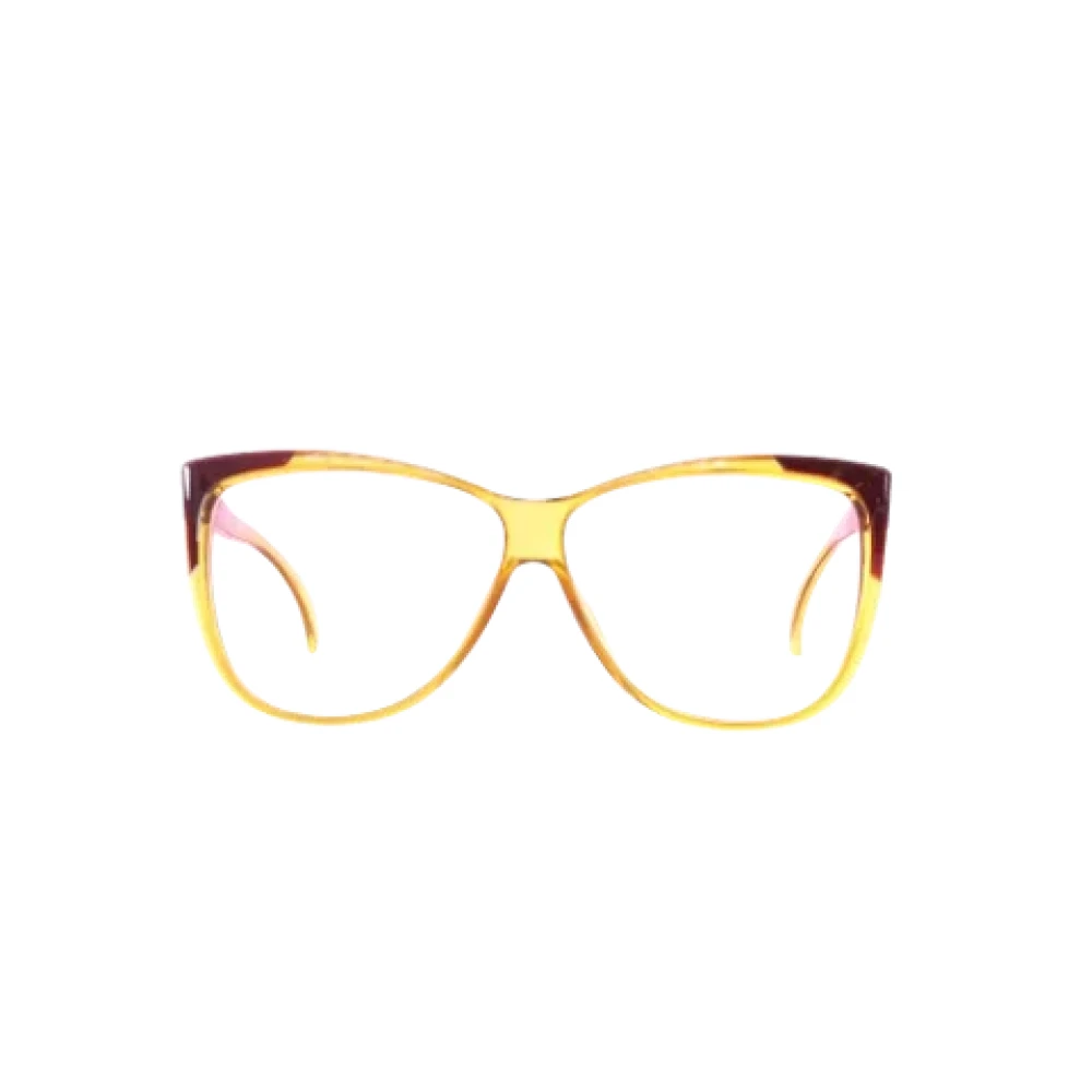 Dior Vintage Pre-owned Plastic sunglasses Orange Dames