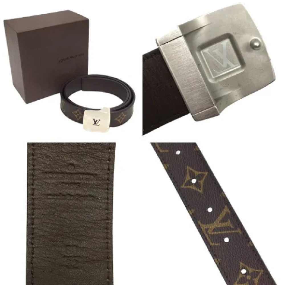 Louis Vuitton Vintage Pre-owned Leather belts Brown Dames