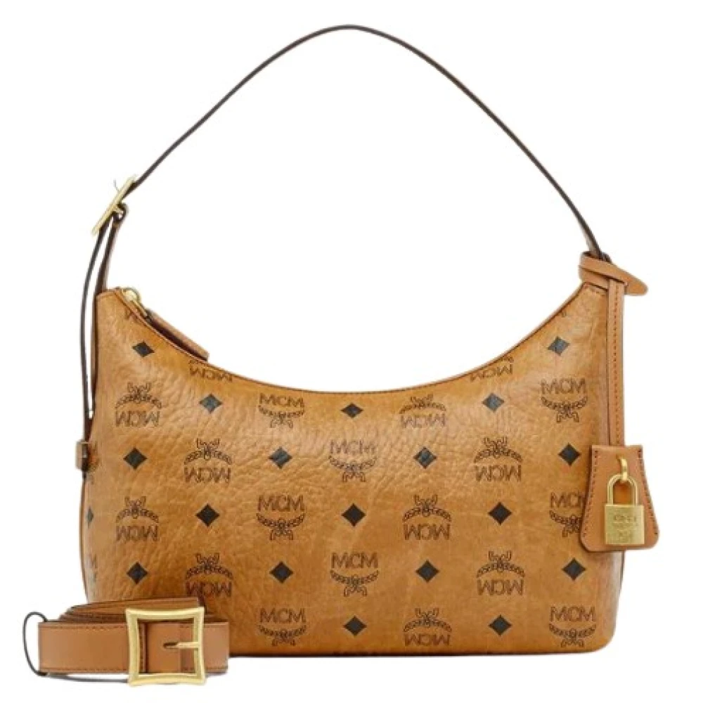 Mcm Women's Brown Shoulder Bags, One Size, Aren Hobo
