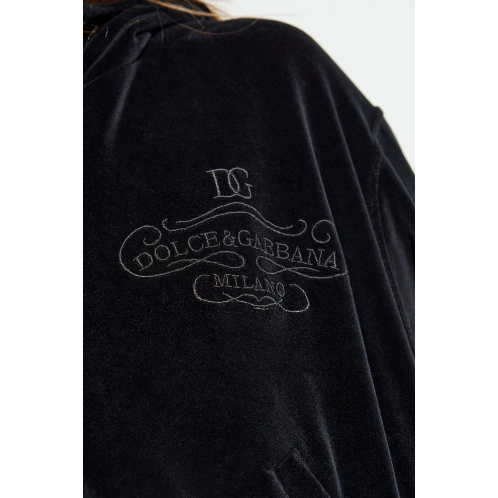 Dolce & Gabbana Sweatshirt met logo Black Dames