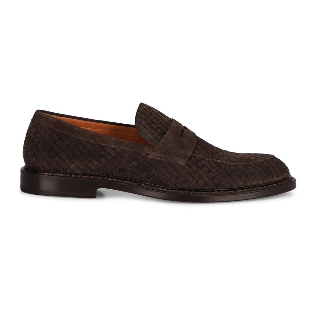 Doucal's Klassiska Mocka Penny Loafers Brown, Herr