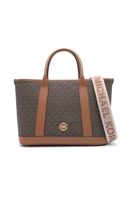 Luisa Medium Signature Logo Satchel