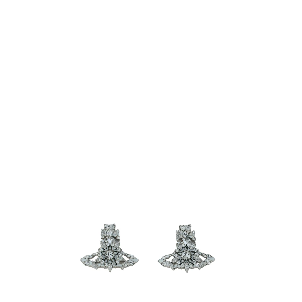 Vivienne Westwood Donna Grigio - Mariette Stud Earrings - Accessories - One Size