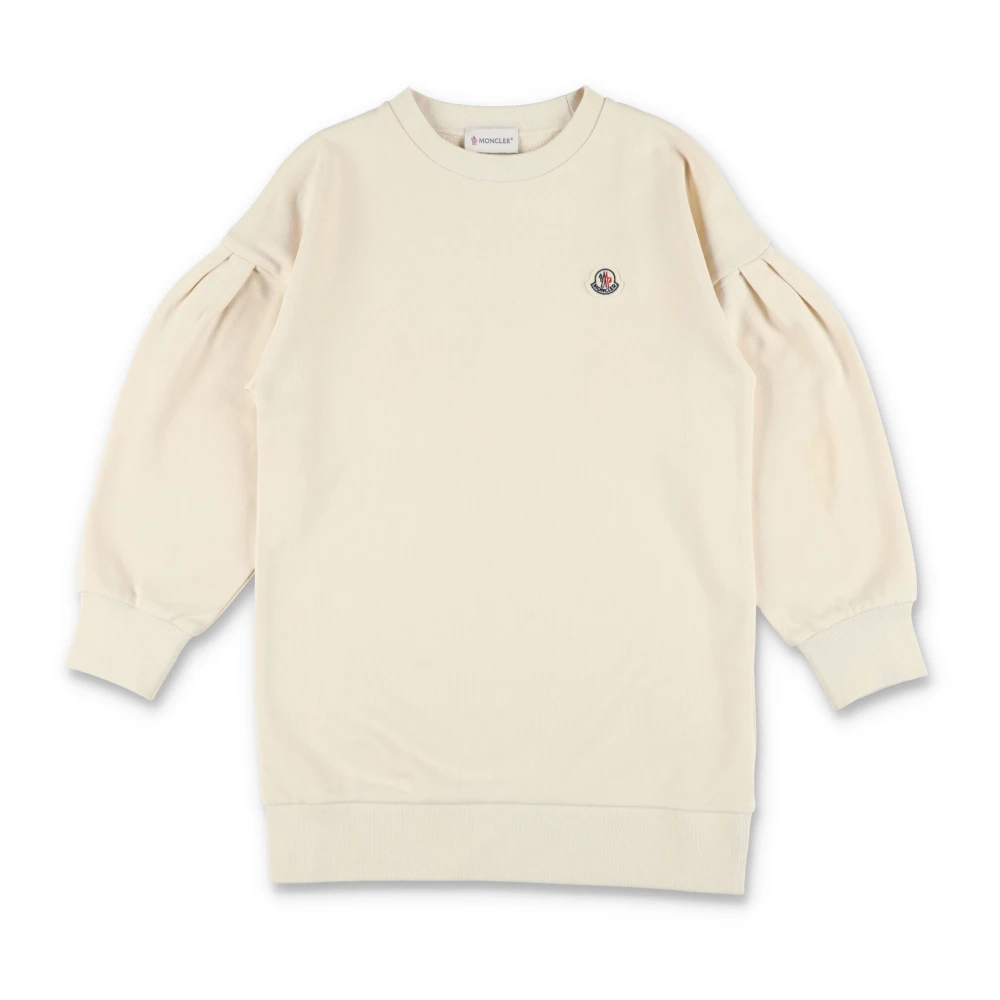 Moncler Girls Yellow Dresses, 10 Y, Over Fleece Dress