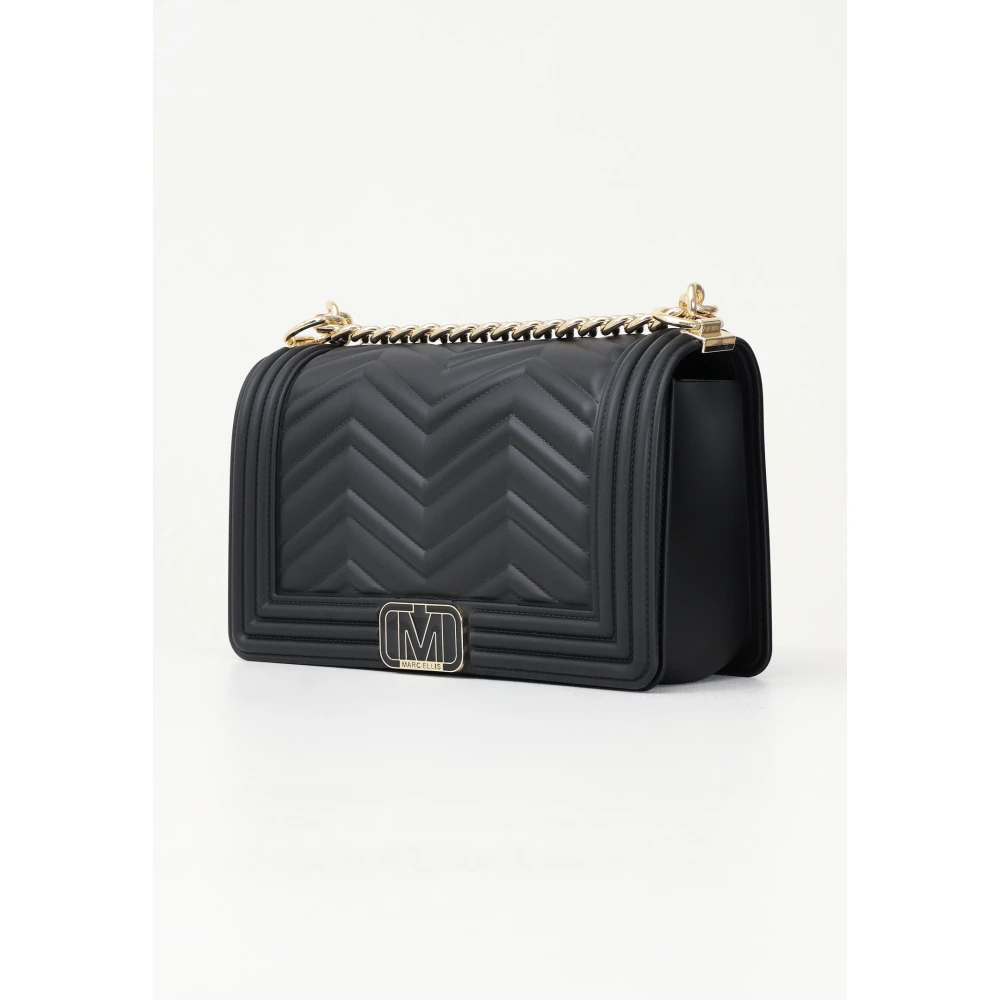 Marc Ellis Flat Wave Schoudertas Zwart Black Dames