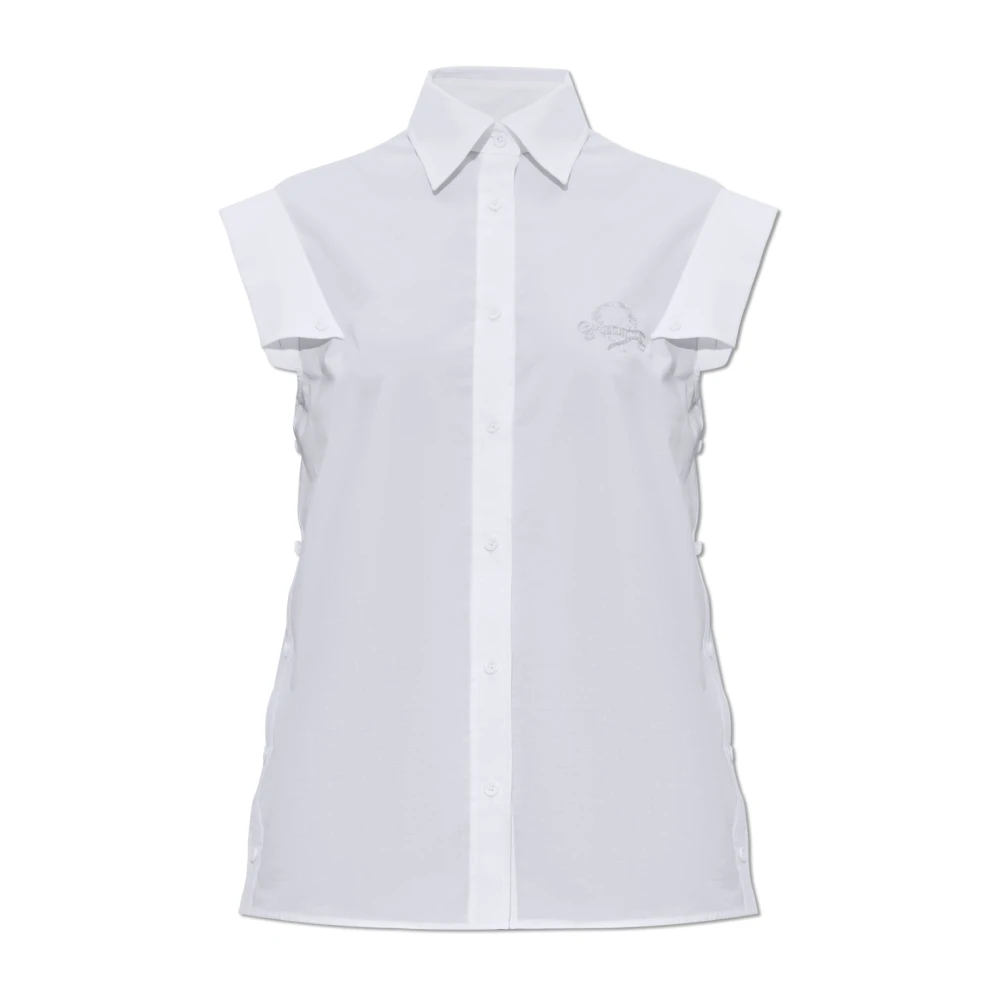 Moschino Mouwloos shirt White Dames