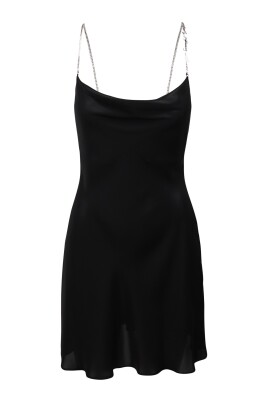 metallic-d-minty-cowl-neck-dress