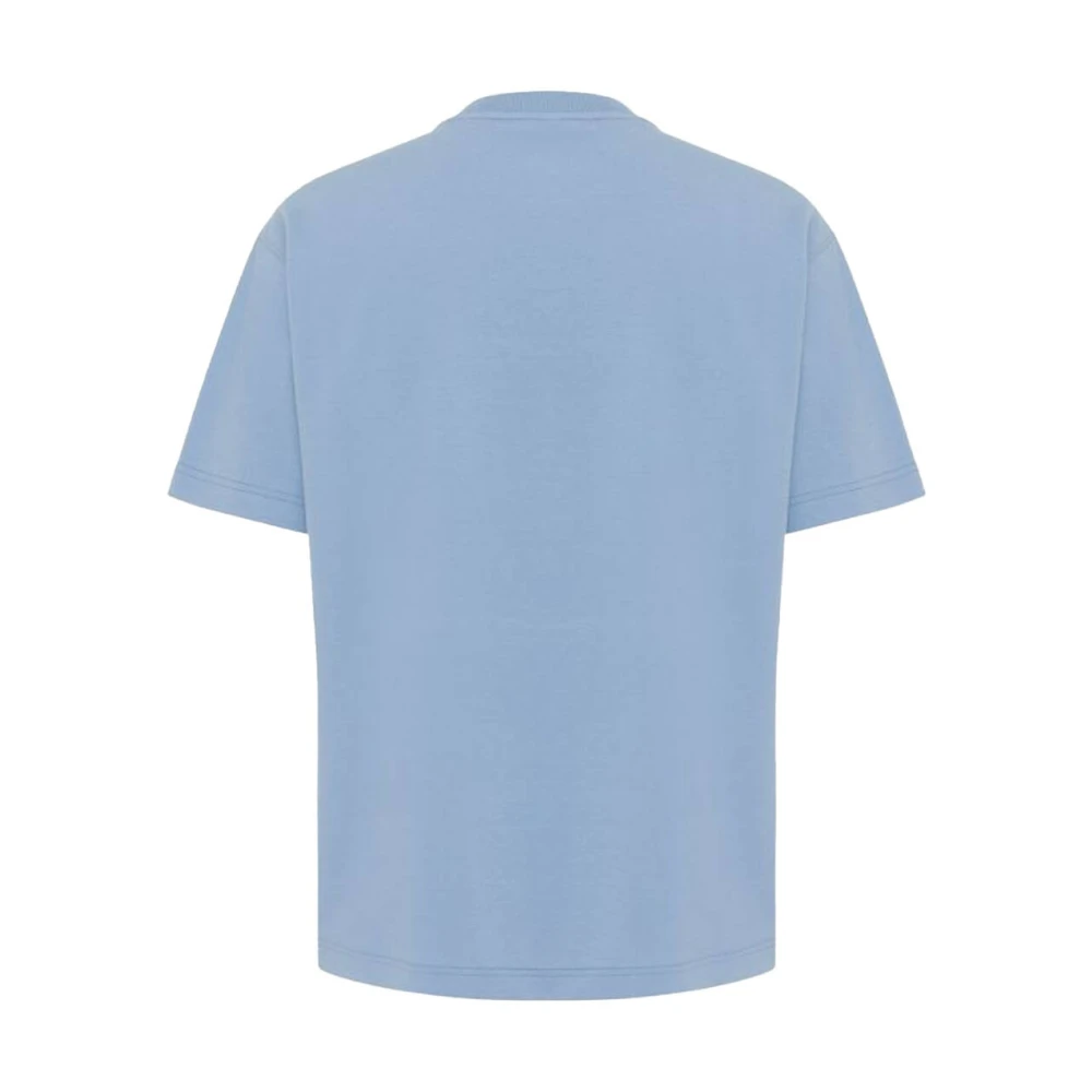 Genti Korte mouw T-shirt J2025-1227 Blue Heren
