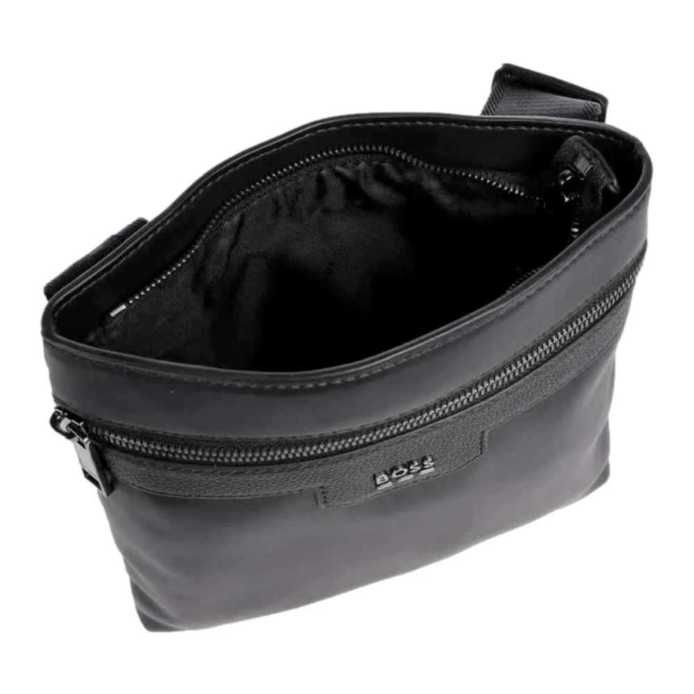 Hugo Boss Heren Jareth Envelope Schoudertas Zwart Black Heren