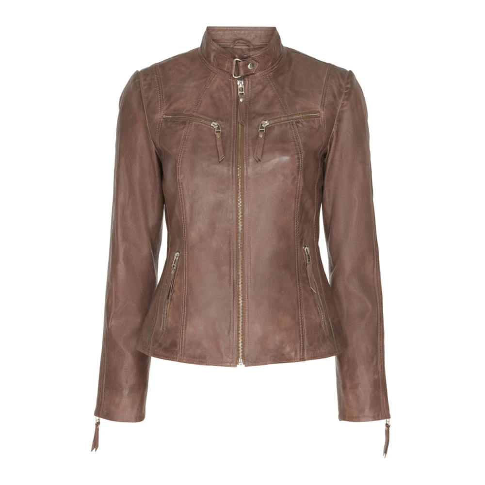 Jackets > Leather Jackets - - Btfcph - Modalova