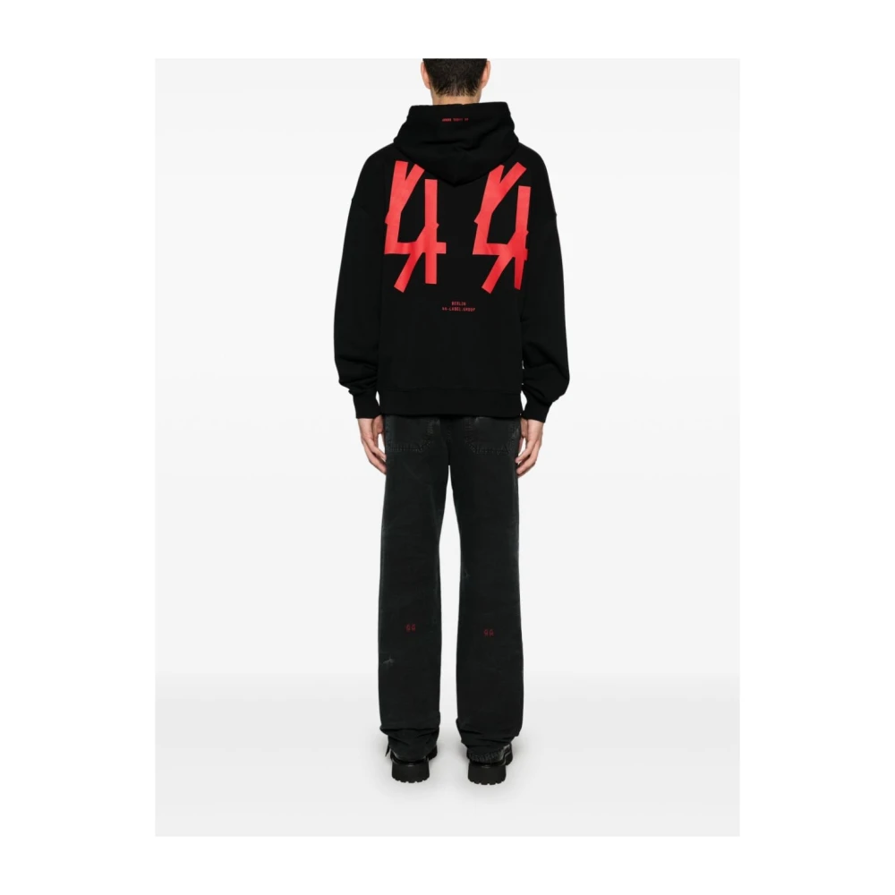 44 Label Group Stijlvolle Hoodies voor Mannen Black Heren