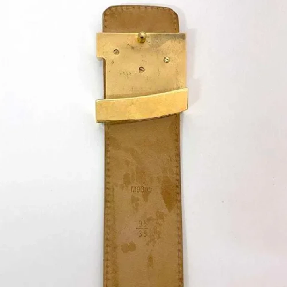 Louis Vuitton Vintage Pre-owned Canvas belts White Heren